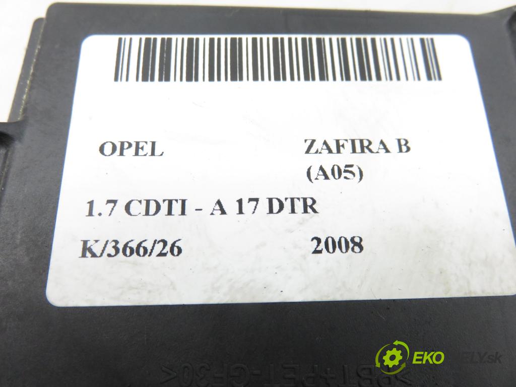 OPEL ZAFIRA B (A05) MINIVAN 2008 92,00 1.7 CDTI - A 17 DTR 1686,00 MODUL 13286414
