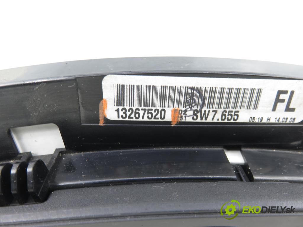 OPEL ZAFIRA B (A05) MINIVAN 2008 92,00 1.7 CDTI - A 17 DTR 1686,00 prístrojovka elektrický 13267520