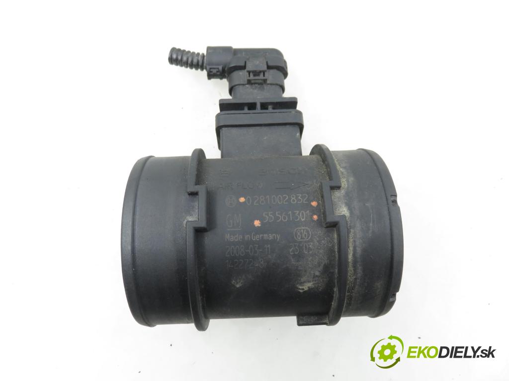 OPEL ZAFIRA B (A05) MINIVAN 2008 92,00 1.7 CDTI - A 17 DTR 1686,00 váha vzduchu vzduchu 0281002832 ; 55561301