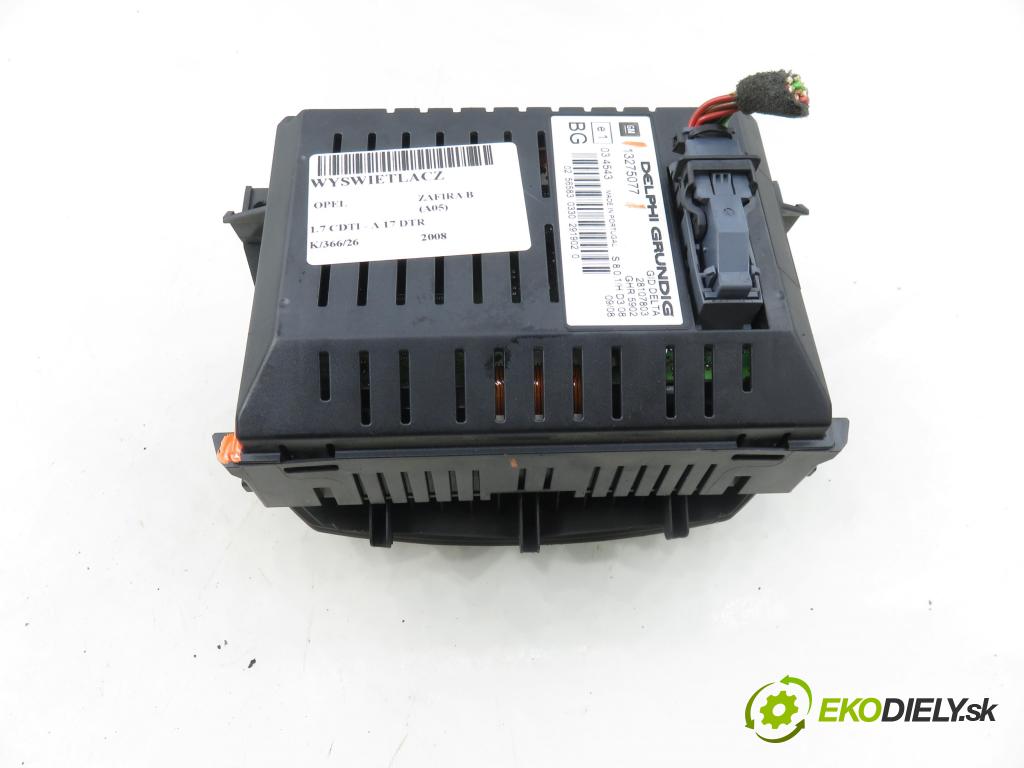 OPEL ZAFIRA B (A05) MINIVAN 2008 92,00 1.7 CDTI - A 17 DTR 1686,00 ZOBRAZIT: 13275077