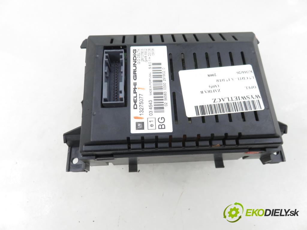 OPEL ZAFIRA B (A05) MINIVAN 2008 92,00 1.7 CDTI - A 17 DTR 1686,00 ZOBRAZIT: 13275077