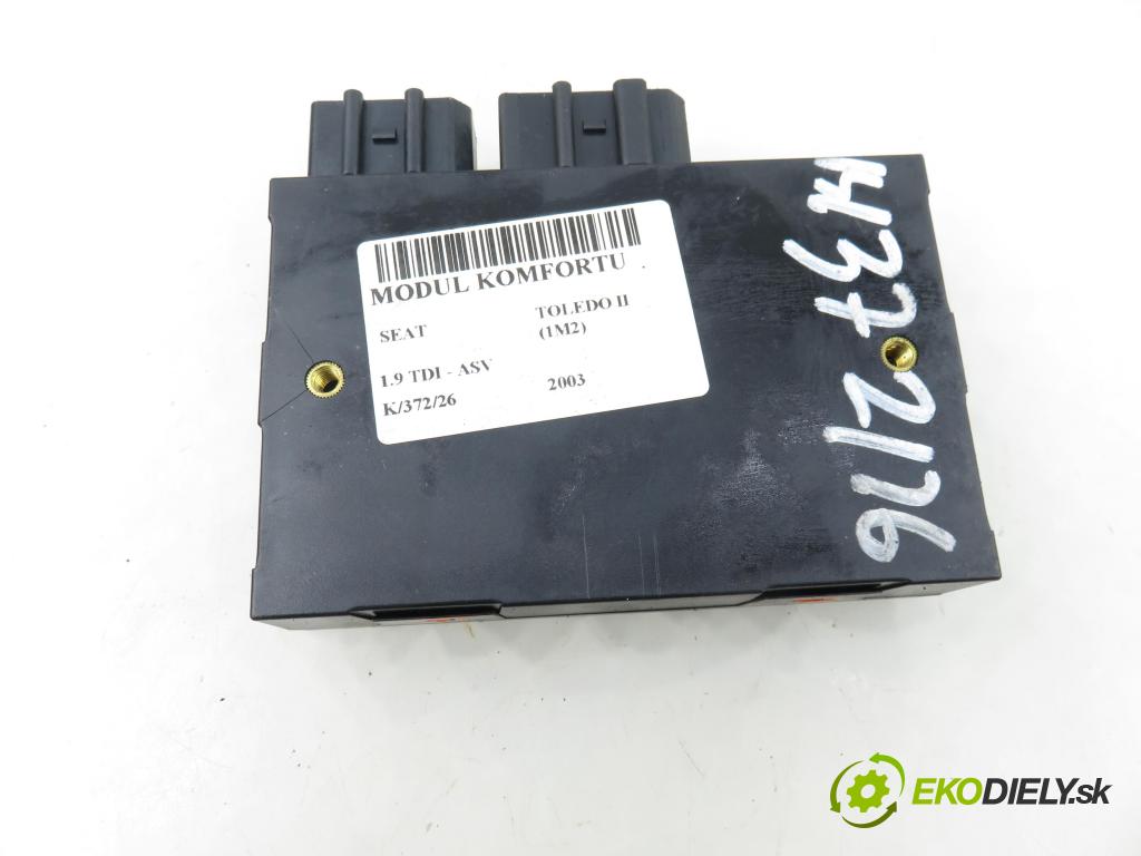 SEAT TOLEDO II (1M2) SEDAN 2003 81,00 1.9 TDI - ASV 1896,00 MODUL komfortu 1C0959799F