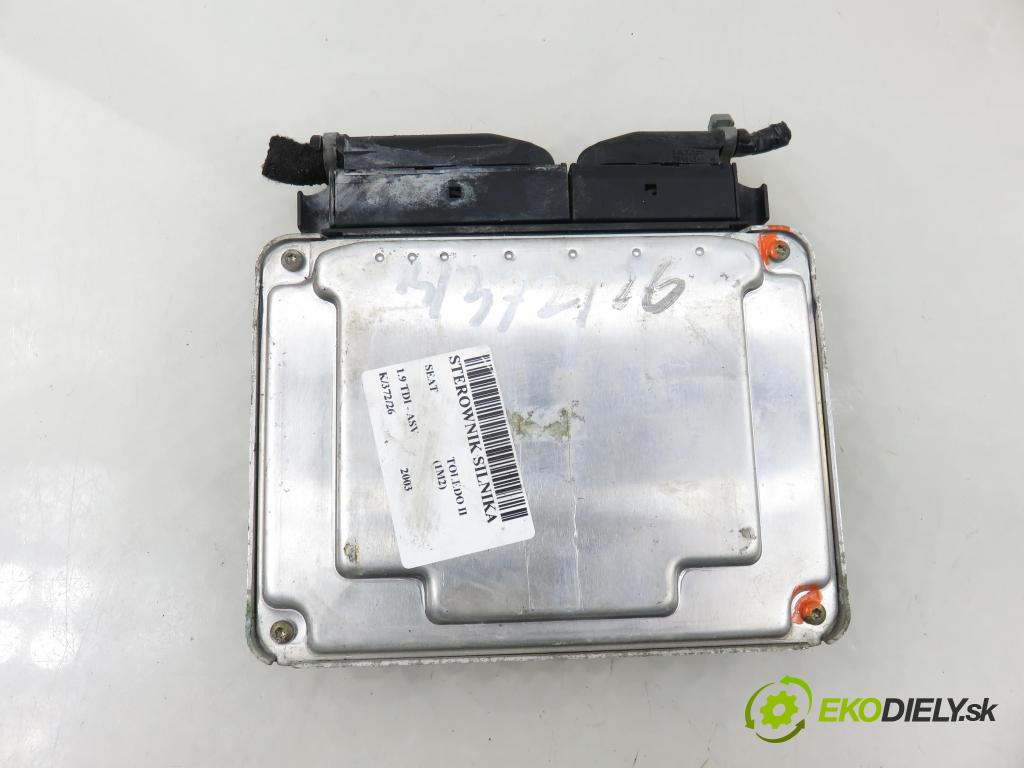 SEAT TOLEDO II (1M2) SEDAN 2003 81,00 1.9 TDI - ASV 1896,00 Riadiaca jednotka Motor 038906012FK ; 0281010683