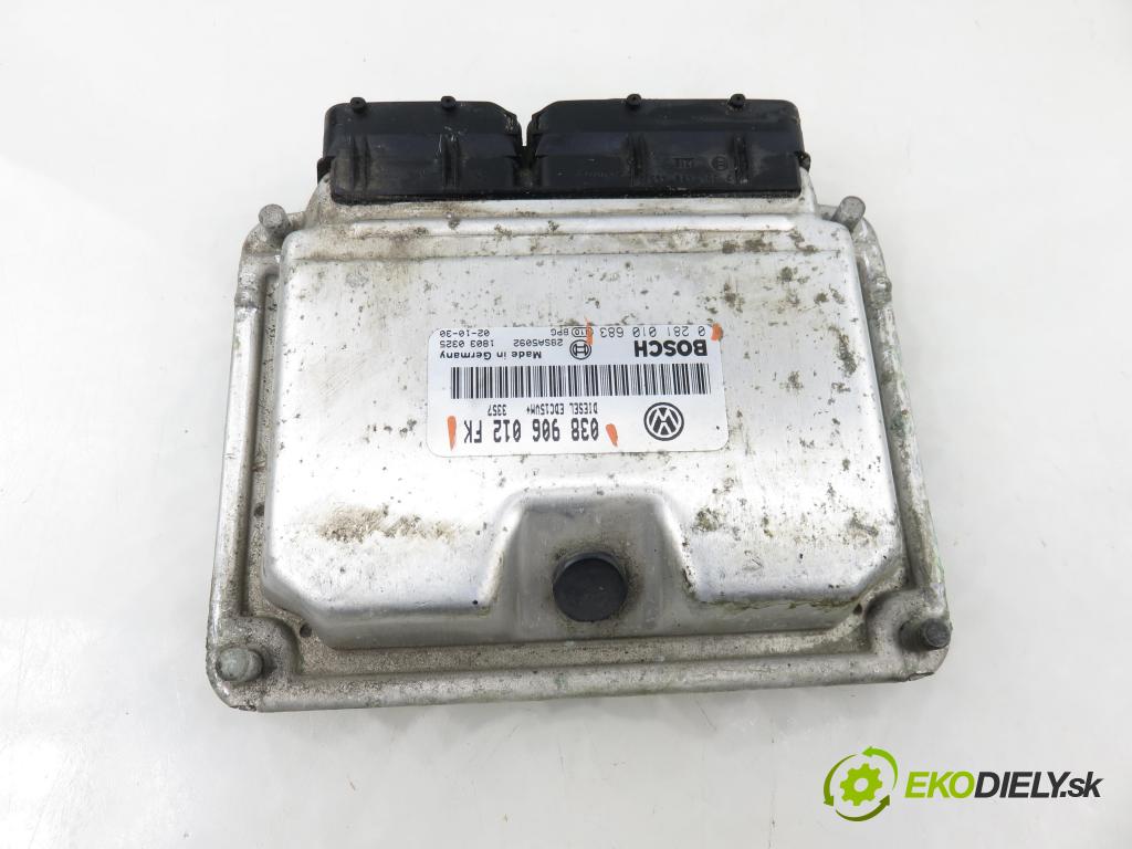 SEAT TOLEDO II (1M2) SEDAN 2003 81,00 1.9 TDI - ASV 1896,00 Riadiaca jednotka Motor 038906012FK ; 0281010683