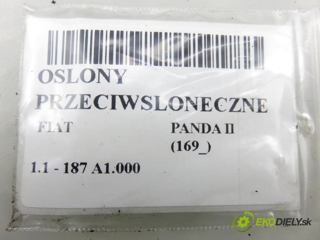 FIAT PANDA (169_) HB 2003 40,00 1.1 54 - 187 A1.000 1108,00 kryty protislnečné 