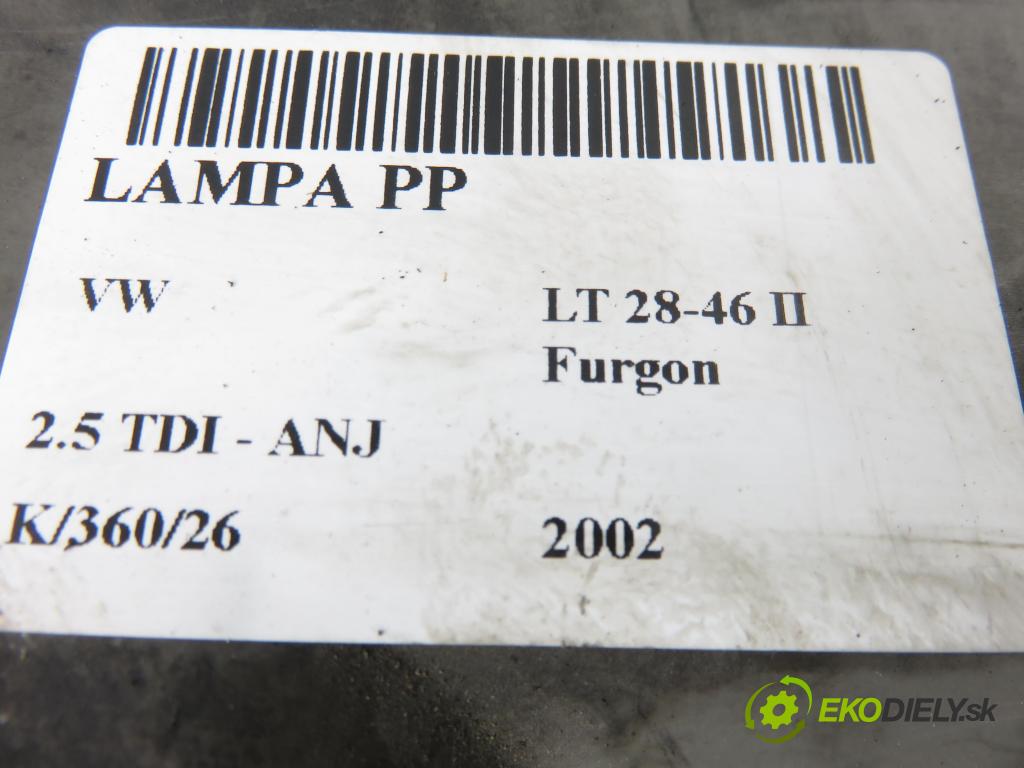 VW LT 28-46 II Skrzynia (2DA, 2DD, 2DH) FURGON 2002 80,00 2.5 TDI - ANJ 2461,00 Svetlo PP 