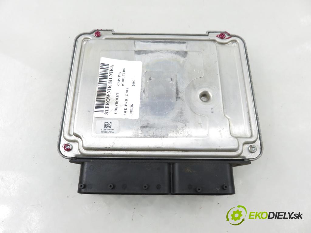 CHEVROLET CAPTIVA (C100, C140) SUV 2007 110,00 2.0 D 4WD 1991,00 řídící jednotka motora 96836517 ; 0281014296