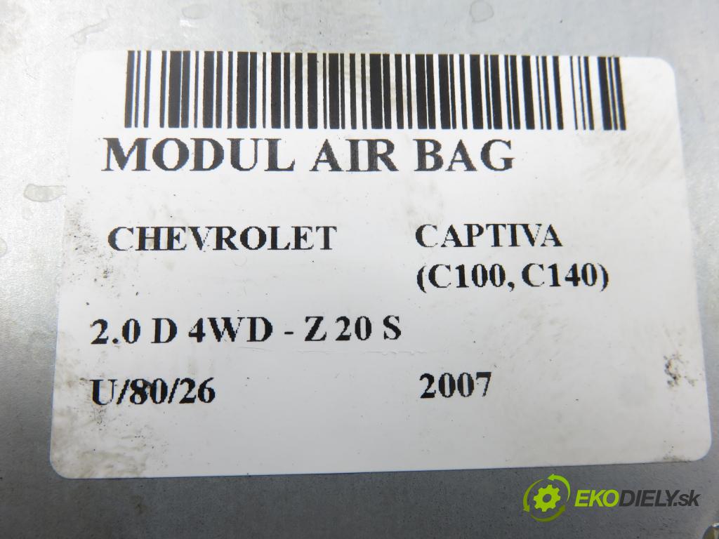 CHEVROLET CAPTIVA (C100, C140) SUV 2007 110,00 2.0 D 4WD 1991,00 MODUL air BAG 96810868