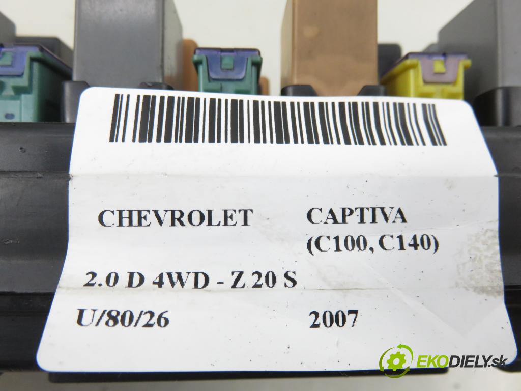 CHEVROLET CAPTIVA (C100, C140) SUV 2007 110,00 2.0 D 4WD 1991,00 Skrinka POJISTKY: 