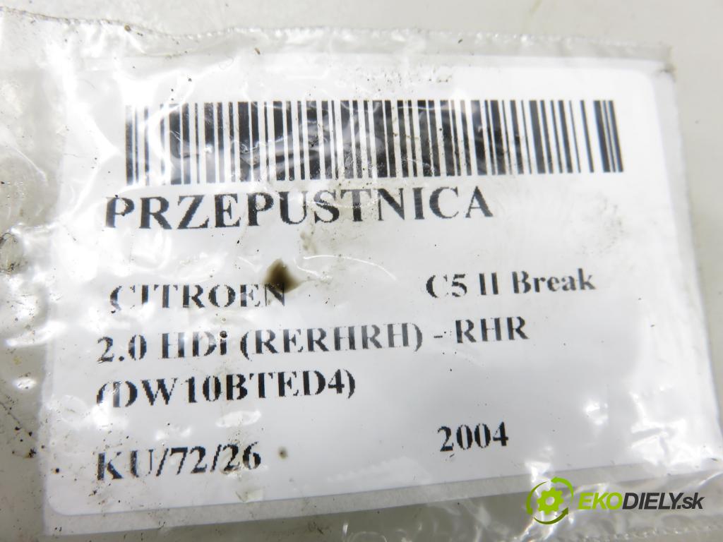 CITROEN C5 II Break (RE_) KOMBI 2004 100,00 2.0 HDi 136 1997,00 škrtíci klapka 9684269380 (Škrticí klapka)