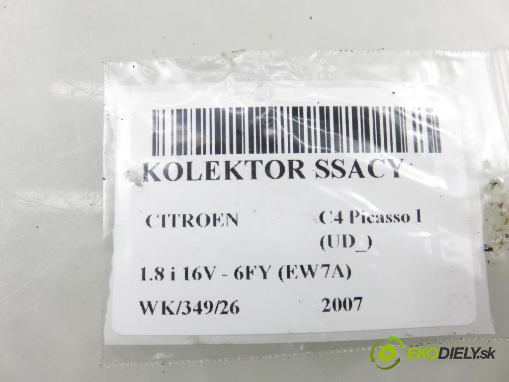 CITROEN C4 Picasso I (UD_) MINIVAN 2007 92,00 1.8 i 16V - 6FY (EW7A) 1749,00 potrubí 9662401480