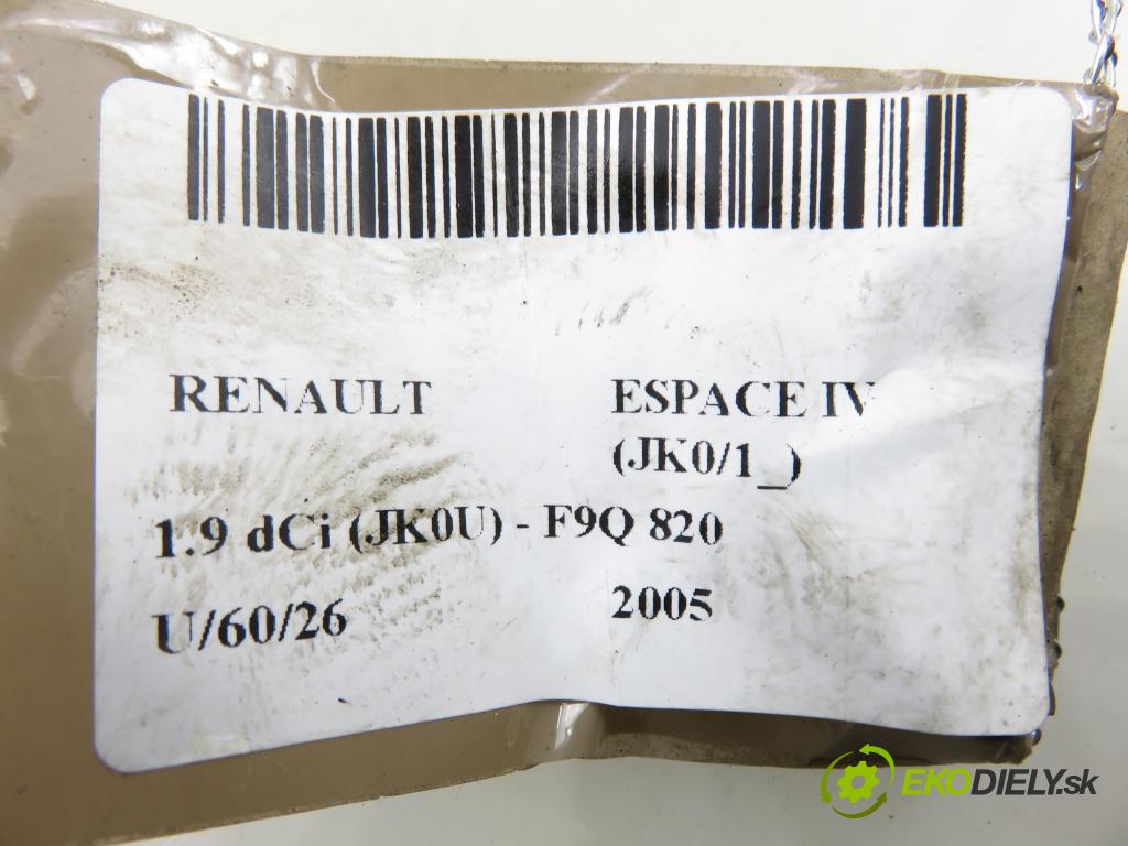 RENAULT ESPACE IV (JK0/1_) MINIVAN 2005 85,00 1.9 dCi 116 - F9Q 820 1870,00 snímač hladiny paliva 8200008529