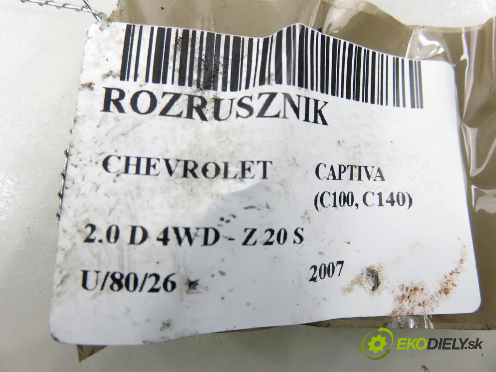 CHEVROLET CAPTIVA (C100, C140) SUV 2007 110,00 2.0 D 4WD 1991,00 startér 96627034 (Startér)