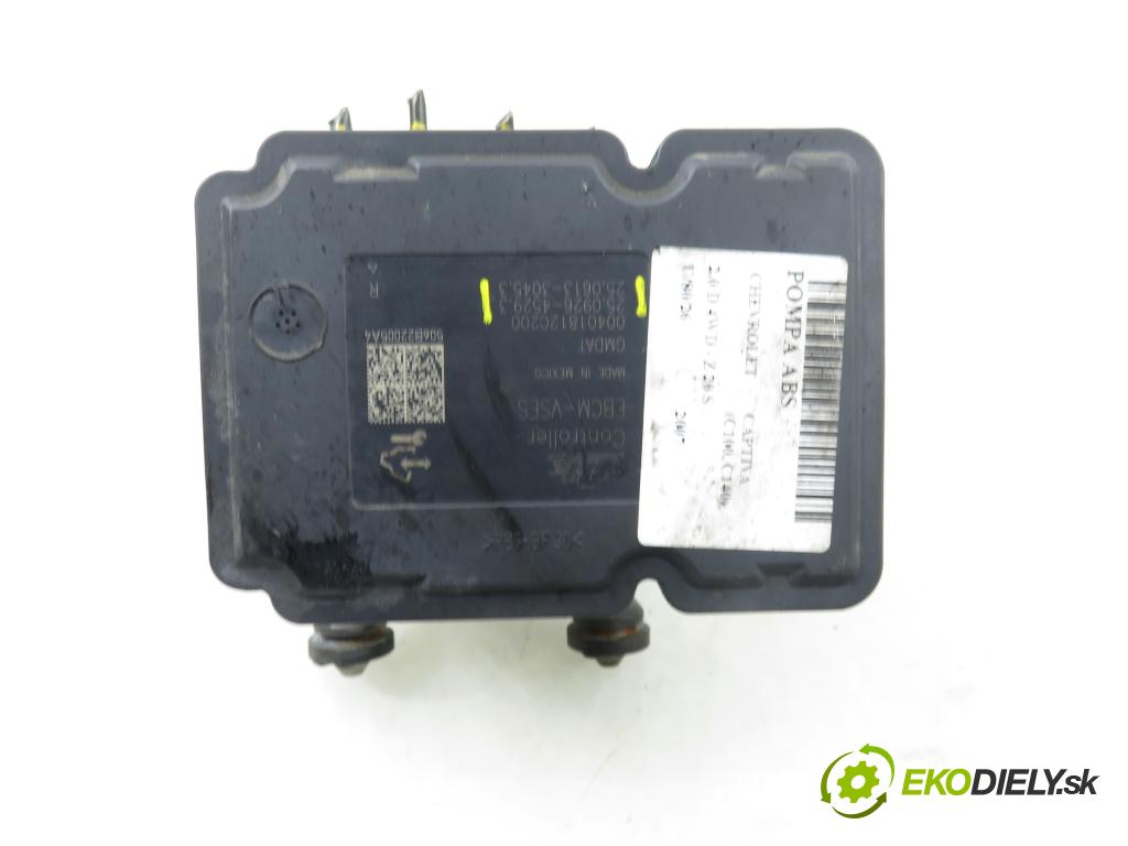 CHEVROLET CAPTIVA (C100, C140) SUV 2007 110,00 2.0 D 4WD 1991,00 Pumpa ABS 96626091 ; 25092645293 ; 25021201904 (Pumpa ABS)