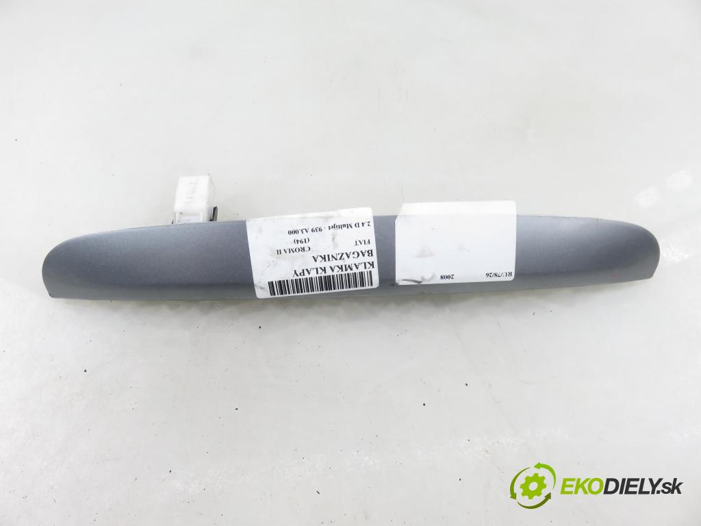 FIAT CROMA (194_) KOMBI 2008 147,00 2.4 D Multijet 200 - 939 A3.000 2387,00 Zadné čelo dverí kufor