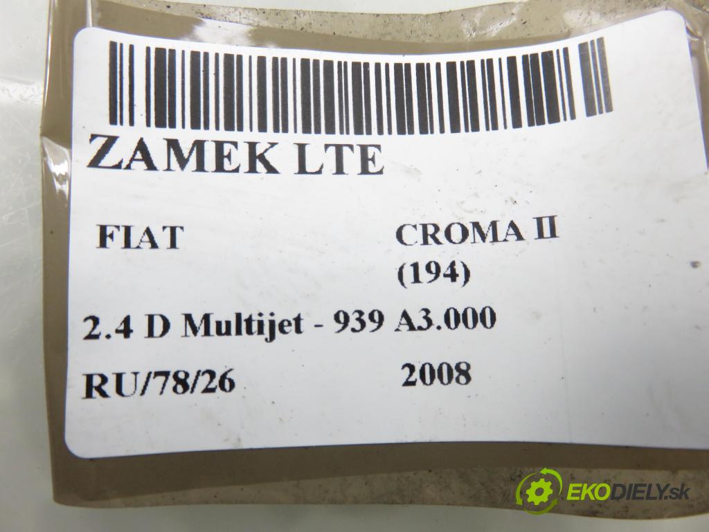 FIAT CROMA (194_) KOMBI 2008 147,00 2.4 D Multijet 200 - 939 A3.000 2387,00 zámok LTE 