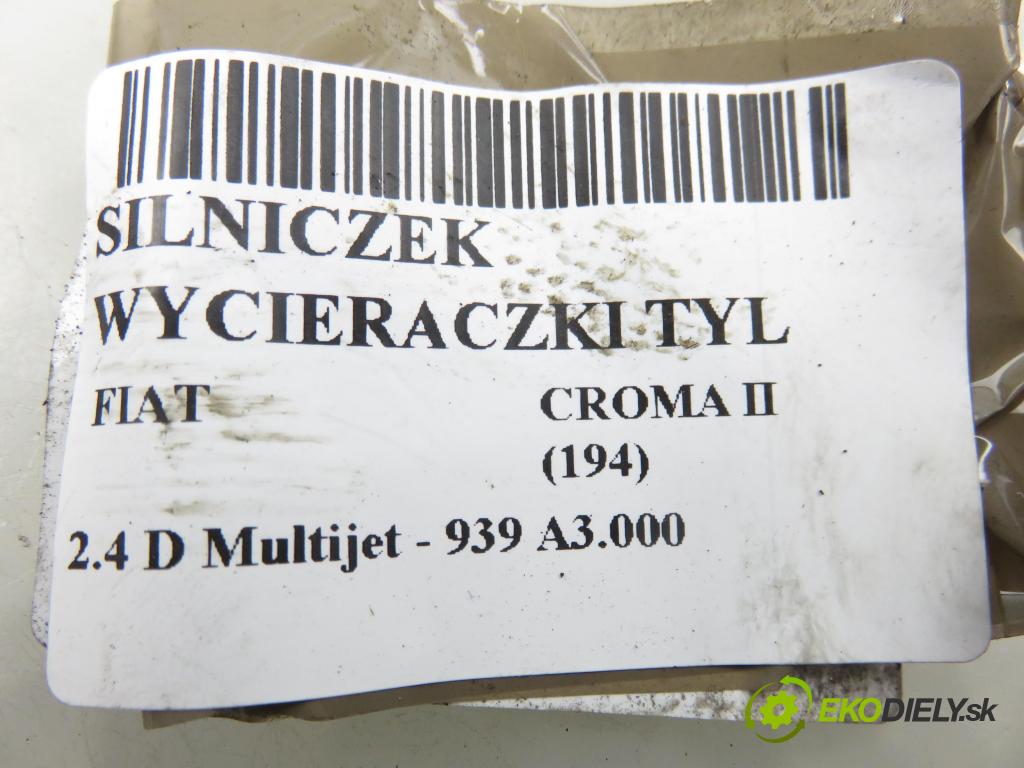 FIAT CROMA (194_) KOMBI 2008 147,00 2.4 D Multijet 200 - 939 A3.000 2387,00 motorek stěrače ZADNÍ: MS2596007050