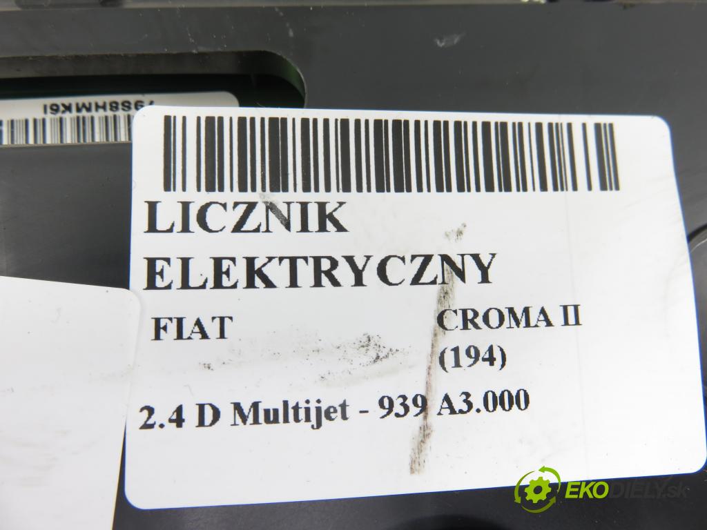 FIAT CROMA (194_) KOMBI 2008 147,00 2.4 D Multijet 200 - 939 A3.000 2387,00 prístrojovka elektrický 51838768