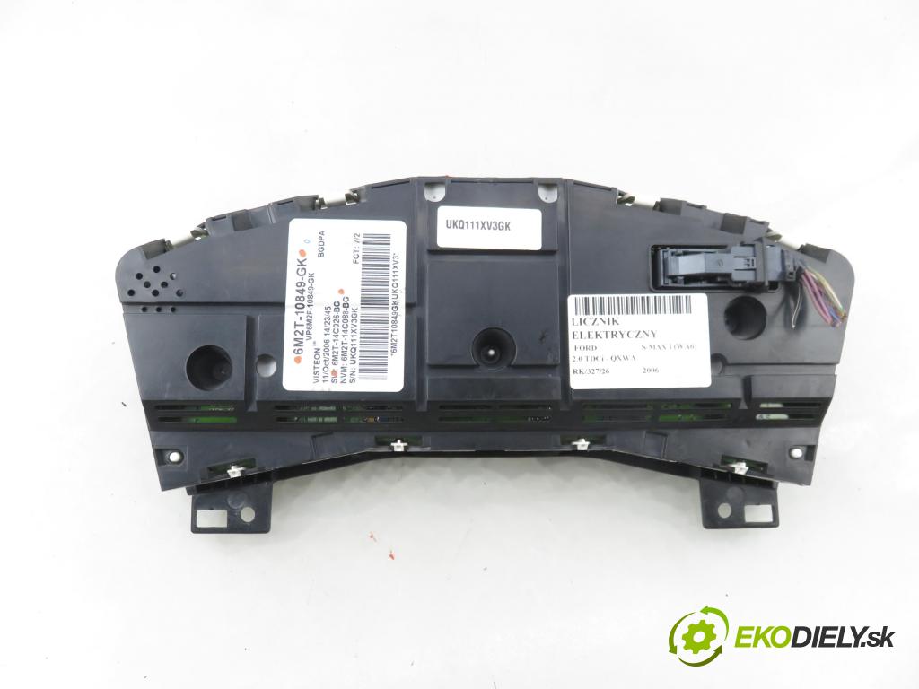 FORD S-MAX (WA6) MINIVAN 2006 103,00 2.0 TDCi - QXWA 1997,00 prístrojovka elektrický 6M2T10849GK ; 6M2T14C026BG