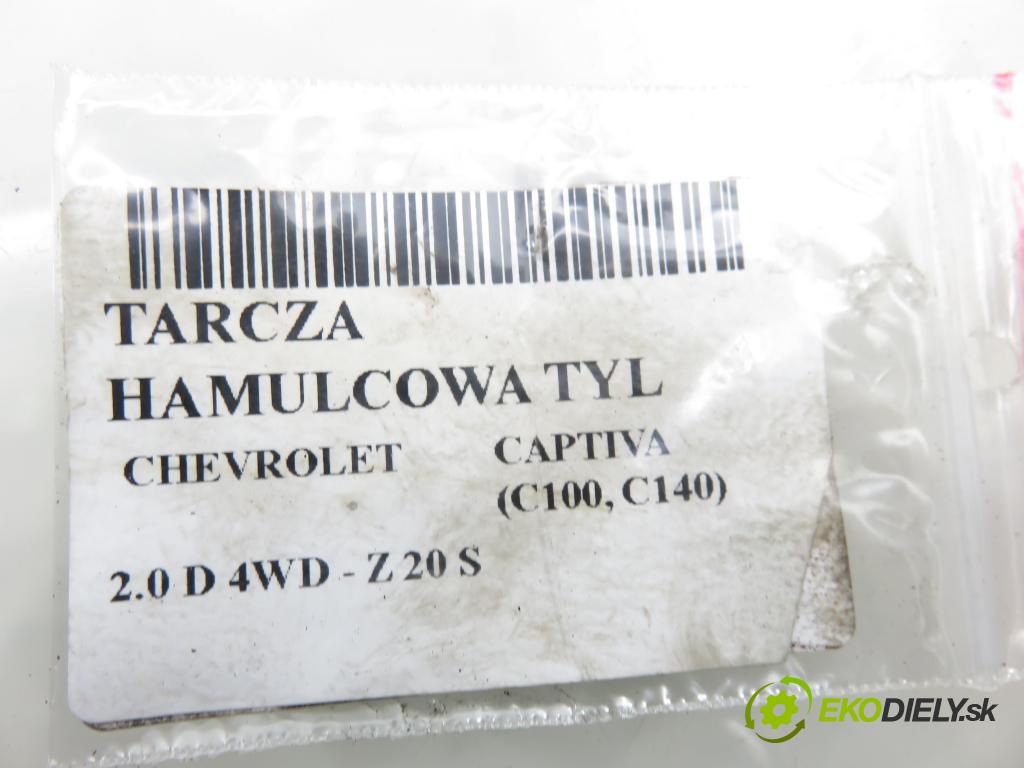 CHEVROLET CAPTIVA (C100, C140) SUV 2007 110,00 2.0 D 4WD 1991,00 Lamela kotúč brzdová zadné 