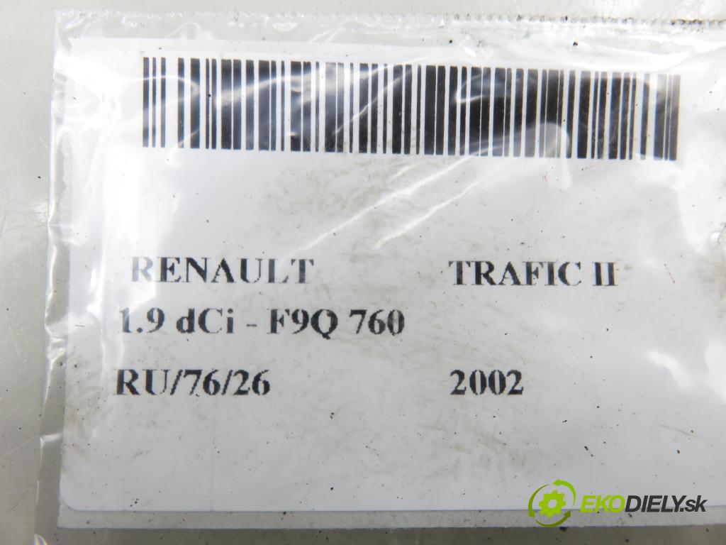 RENAULT TRAFIC II Skrzynia (FL) FURGON 2002 74,00 1.9 dCi - F9Q 760 1870,00 pumpa vysokého TLAK: 8200211416 ; 0445010031 ; 0928400487