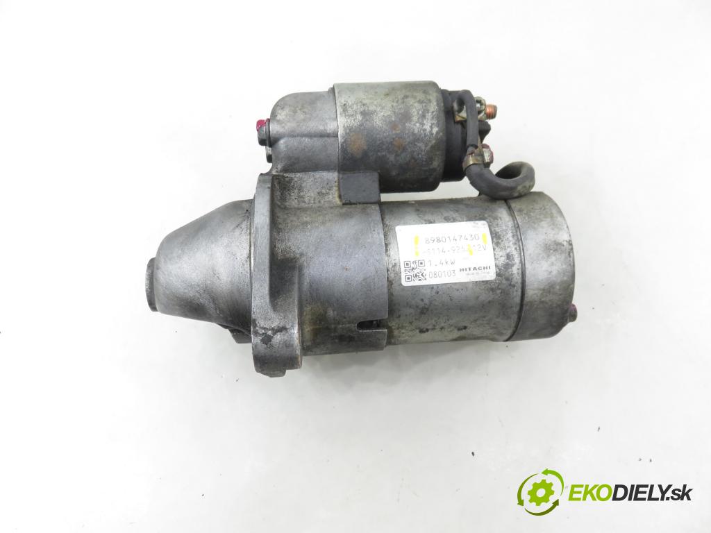 OPEL ZAFIRA B (A05) MINIVAN 2008 92,00 1.7 CDTI - A 17 DTR 1686,00 Štartér 8980147430 ; S114925 (Štartér)