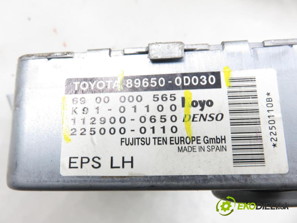 TOYOTA YARIS (_P1_) HB 2004 50,00 1.0 VVT- i 68 - 1SZ-FE 998,00 serv/podporovanie elektrické 6900000472 ; 452000D031 ; 896500D030