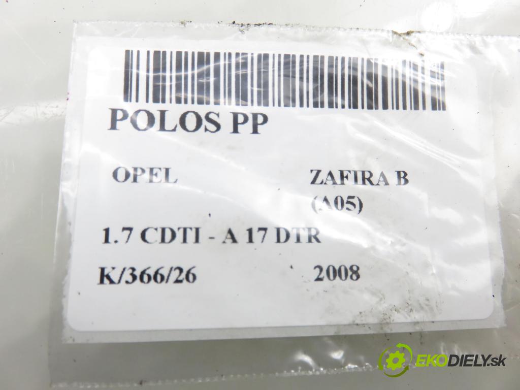 OPEL ZAFIRA B (A05) MINIVAN 2008 92,00 1.7 CDTI - A 17 DTR 1686,00 Poloos PP 13214837