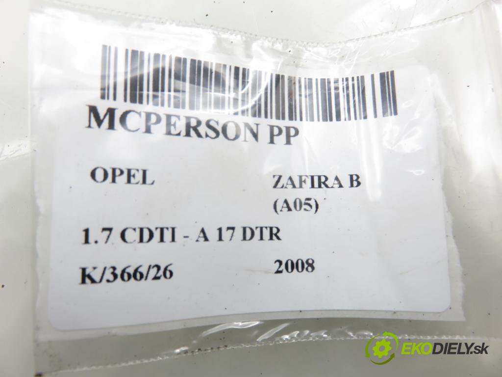 OPEL ZAFIRA B (A05) MINIVAN 2008 92,00 1.7 CDTI - A 17 DTR 1686,00 MCPERSON PP AGX088MT