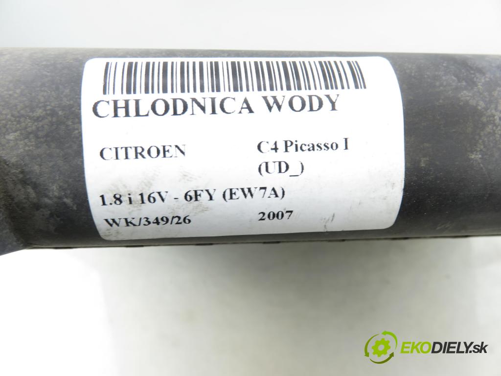 CITROEN C4 Picasso I (UD_) MINIVAN 2007 92,00 1.8 i 16V - 6FY (EW7A) 1749,00 chladič vody 9645658080