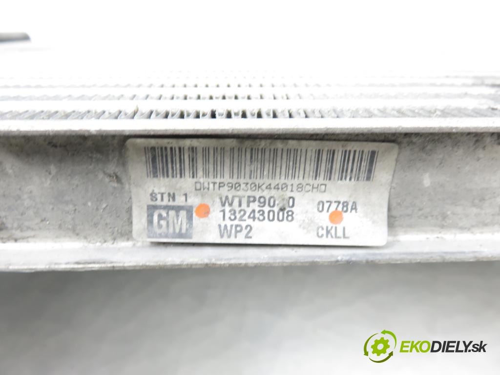 OPEL ZAFIRA B (A05) MINIVAN 2008 92,00 1.7 CDTI - A 17 DTR 1686,00 chladič intercooler 13243008