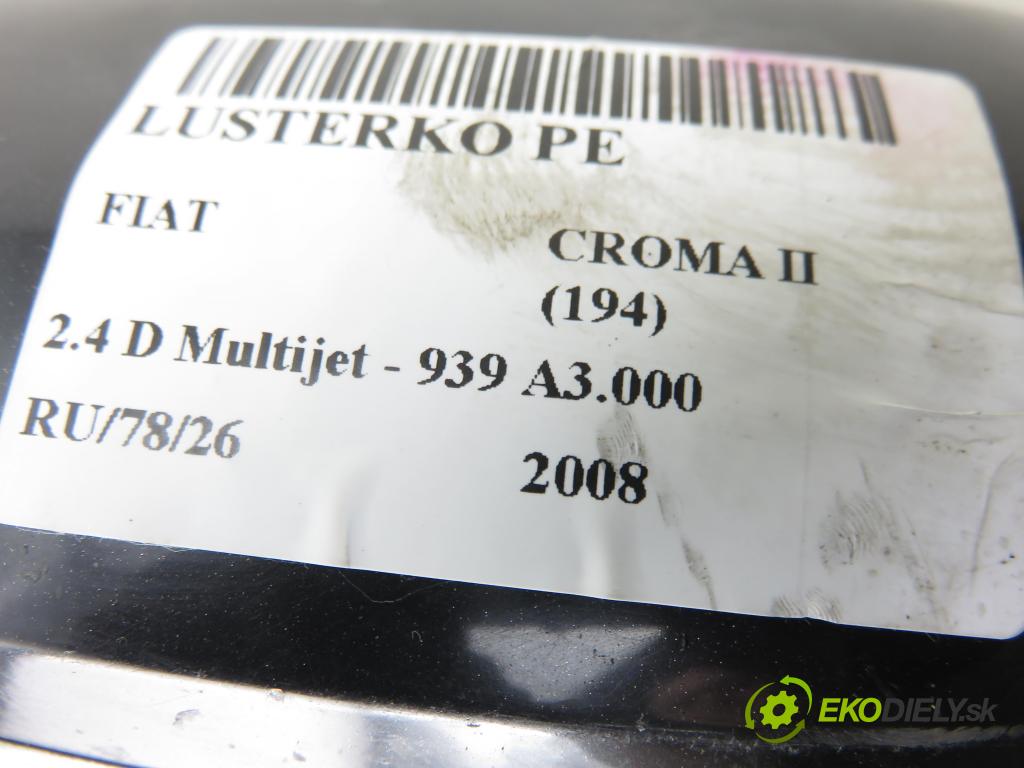 FIAT CROMA (194_) KOMBI 2008 147,00 2.4 D Multijet 200 - 939 A3.000 2387,00 Spätné zrkadlo 