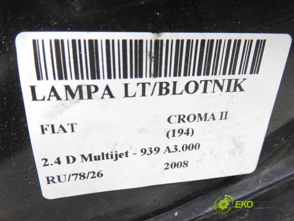 FIAT CROMA (194_) KOMBI 2008 147,00 2.4 D Multijet 200 - 939 A3.000 2387,00 Svetlo ľavé zadné 