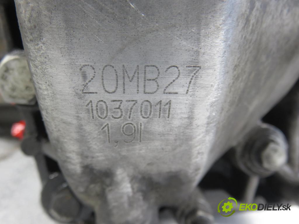 PEUGEOT 508 I (8D_) SEDAN 2012 103,00 2.0 HDi - RHF (DW10BTED4) 1997,00 Prevodovka MANUALNA 20MB27