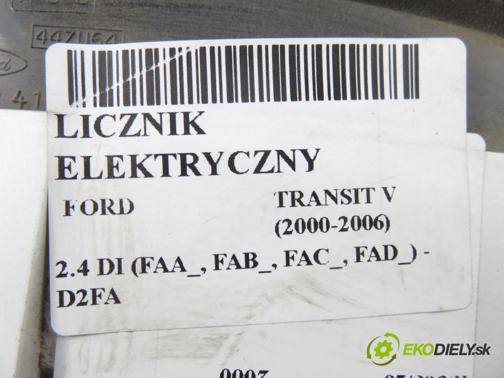 FORD TRANSIT Furgon (FA_ _) FURGON 2000 66,00 2.4 DI (FAA_, FAB_, FAC_, FAD_) - D2FA 2402,00 prístrojovka elektrický YC1F10849EE