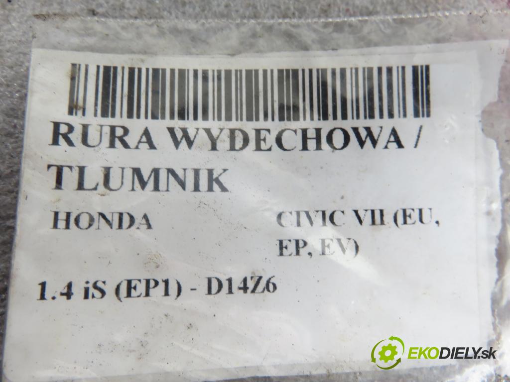HONDA CIVIC VII Hatchback (EU, EP, EV) HB 2004 66,00 1.4 iS (EP1) 90 - D14Z6 1396,00 Rúra VÝFUK: / výfuk koncový