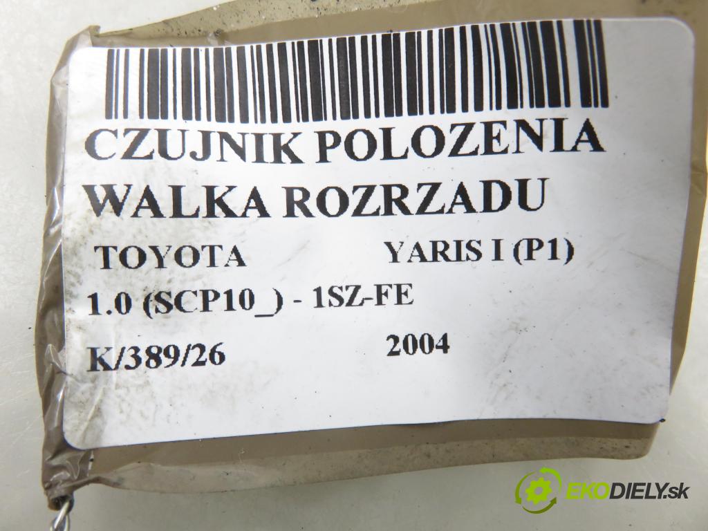 TOYOTA YARIS (_P1_) HB 2004 50,00 1.0 VVT- i 68 - 1SZ-FE 998,00 Snímač polohy vačky Vačkový hriadeľ: 0232103036