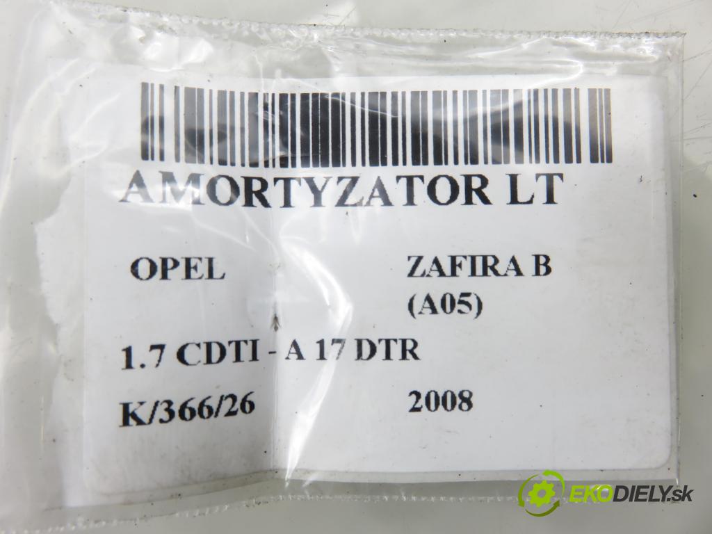 OPEL ZAFIRA B (A05) MINIVAN 2008 92,00 1.7 CDTI - A 17 DTR 1686,00 Tlmič LT 