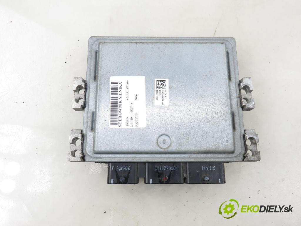 FORD S-MAX (WA6) MINIVAN 2006 103,00 2.0 TDCi - QXWA 1997,00 Riadiaca jednotka Motor 6G9112A650MH ; 5WS40416HT