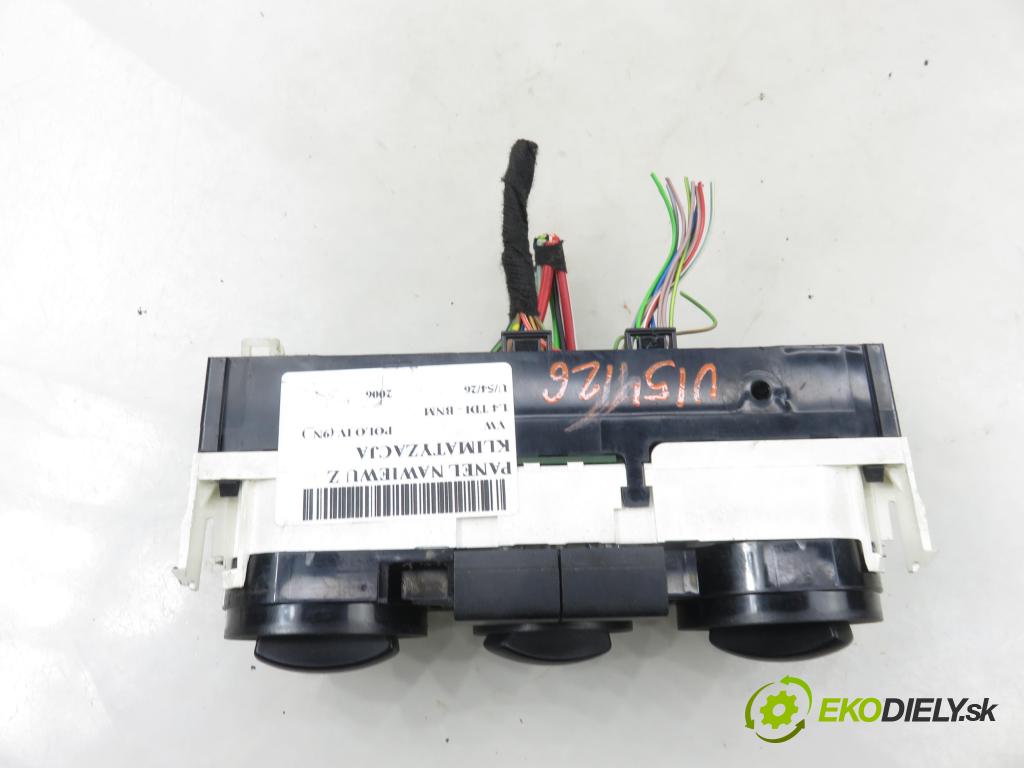 VW POLO (9N_) HB 2006 51,00 1.4 TDI - BNM 1422,00 Panel kúrenia KLIMATIZACE: 6Q0820045G