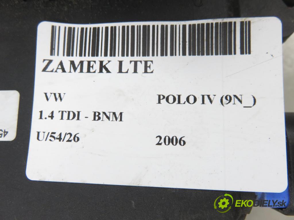 VW POLO (9N_) HB 2006 51,00 1.4 TDI - BNM 1422,00 zámok LTE 3B4839015AG