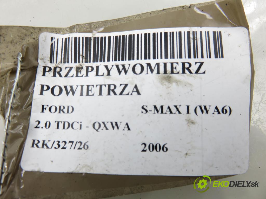 FORD S-MAX (WA6) MINIVAN 2006 103,00 2.0 TDCi - QXWA 1997,00 váha vzduchu vzduchu 722184240