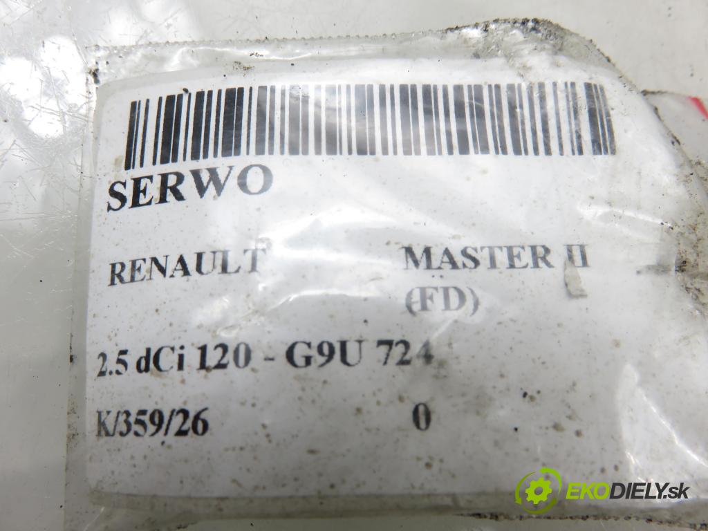 RENAULT MASTER II Skrzynia (FD) FURGON 2004 84,00 2.5 dCi 120 - G9U 724 2464,00 Posilovač 8200189405 ; 0204024918 (Servočerpadlo)
