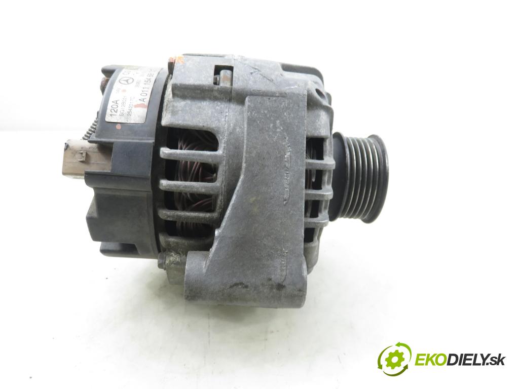 MERCEDES-BENZ KLASA C coupe (CL203) COUPE 2001 120,00 C 200 Kompressor (203.745) - M 111.955 1998,00 Alternátor A0111546802 (Alternátor)