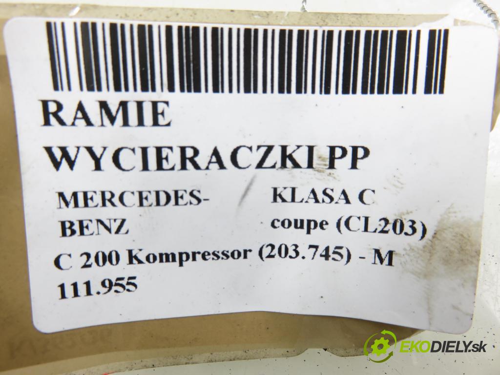 MERCEDES-BENZ KLASA C coupe (CL203) COUPE 2001 120,00 C 200 Kompressor (203.745) - M 111.955 1998,00 RAMENO: stierače PP A2038200644