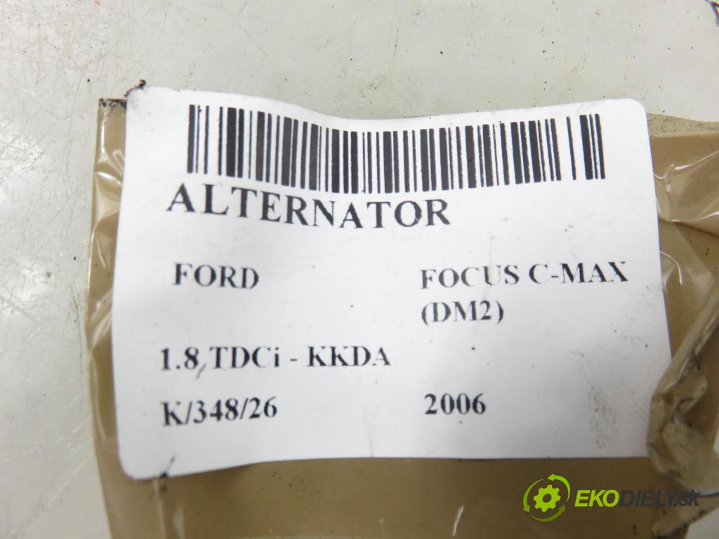 FORD FOCUS C-MAX (DM2) MINIVAN 2006 85,00 1.8 TDCi - KKDA 1753,00 Alternátor A4068 (Alternátor)