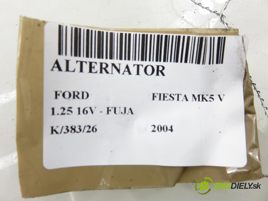 FORD FIESTA V (JH_, JD_) HB 2004 55,00 1.25 16V - FUJA 1242,00 Alternátor 2S6T10300CB (Alternátor)