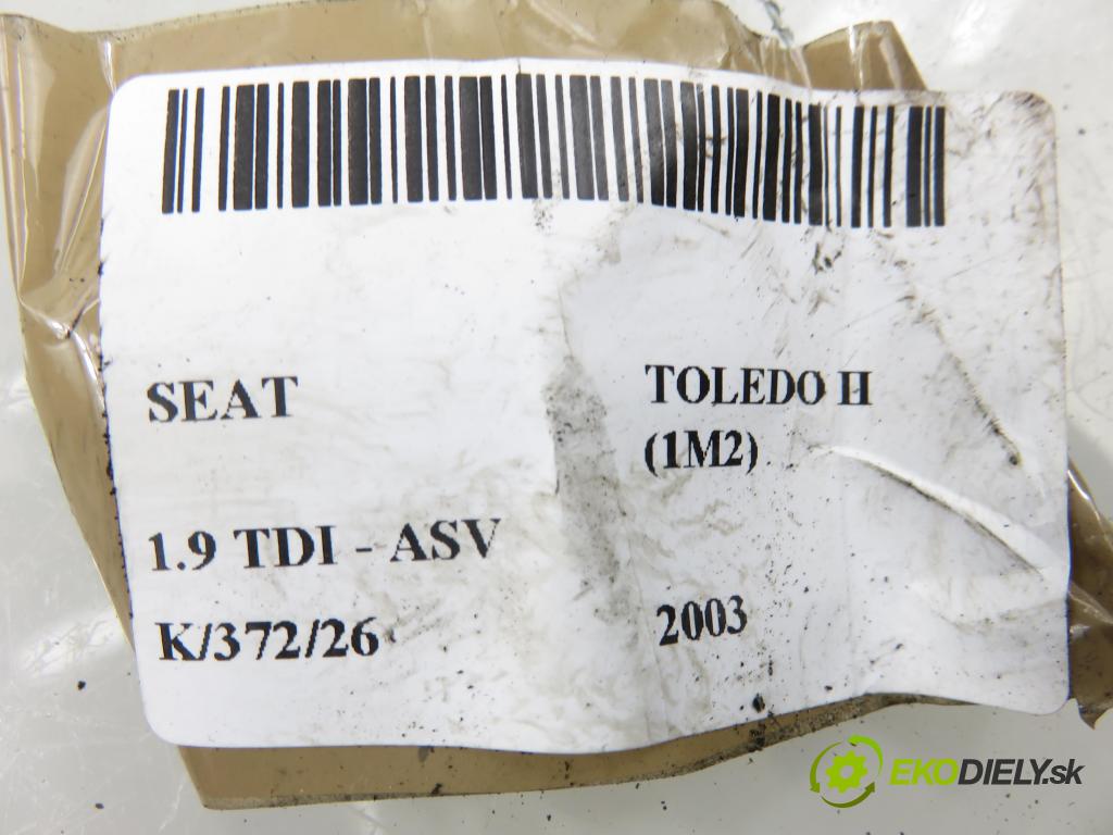 SEAT TOLEDO II (1M2) SEDAN 2003 81,00 1.9 TDI - ASV 1896,00 Štartér 02A911024D (Štartér)