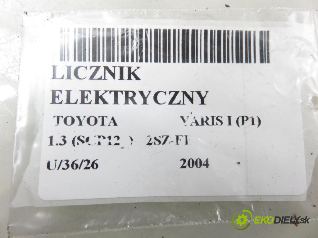 TOYOTA YARIS (_P1_) HB 2004 64,00 1.3 VVTi 87 - 2SZ-FE 1298,00 Prístrojovka elektrický