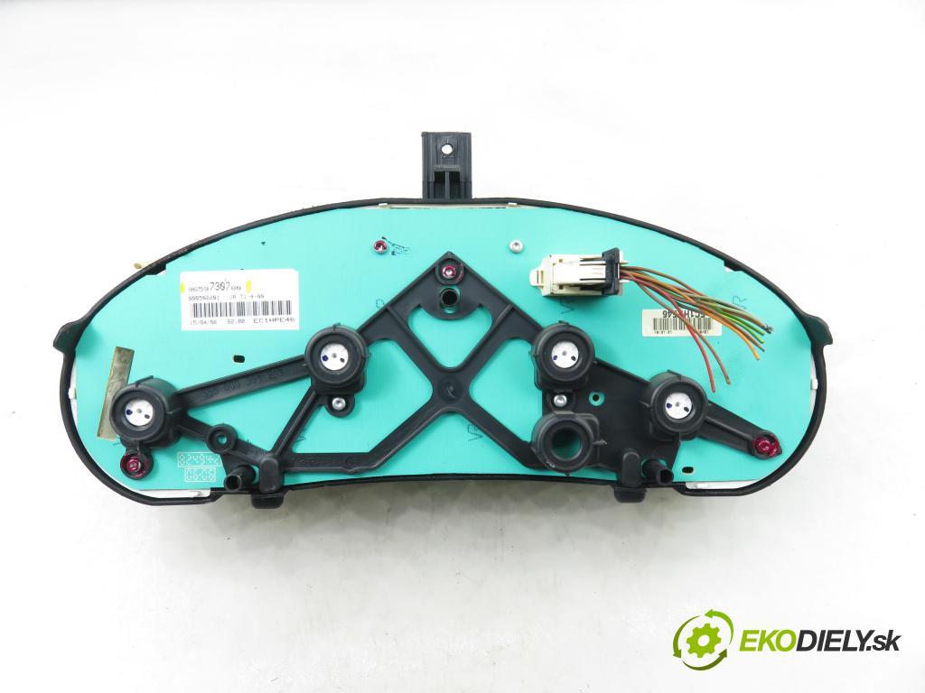 PEUGEOT 206 liftback (2A/C) HB 2007 50,00 1.4 HDi 8V 70 - 8HZ 1398,00 Prístrojovka elektrický 9659730780